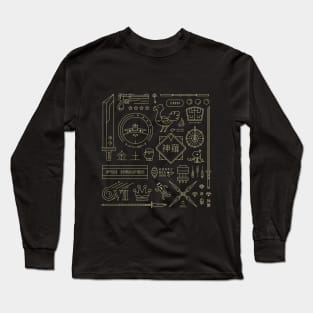 Final Fantasy VII Tribute (Gold) Long Sleeve T-Shirt